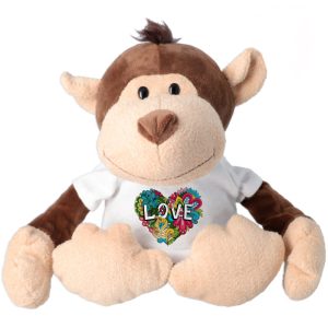"Peluches con camiseta sublimable de 23cm – Personalización adorable y única"