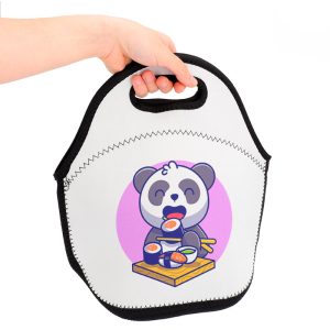 "Bolsa nevera de neopreno con asas sublimable – Personalización práctica y original"