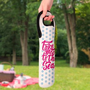 "Bolsas térmicas para botellas de neopreno sublimables – Aislantes y personalizables"