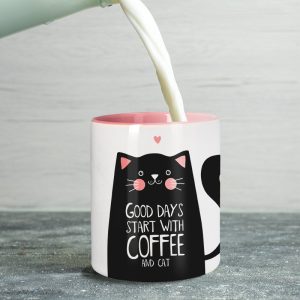 "Botes de cerámica sublimables con interior de color, ideales para personalización creativa y almacenamiento decorativo"