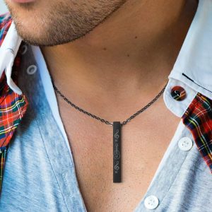 "Collares colgantes rectangulares para grabado – Personalización elegante y sofisticada"