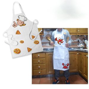 "Delantales Largos Doble Bolsillo Sublimables – Personalización Práctica y Elegante"