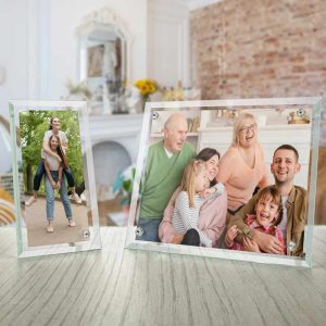 "Fotopaneles de cristal sublimable biselado – Personalización elegante y detallada"