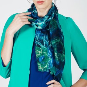 "Fular tejido sedoso 180x45 sublimable – Personalización elegante y suave"