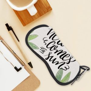 "Funda para gafas lino sublimable – Personalización elegante y práctica"