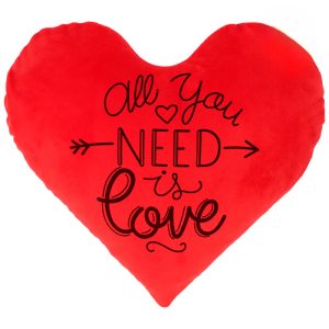 "Fundas cojín corazón para sublimación tejido felpa – Suavidad y personalización romántica"