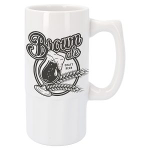 "Jarras de cerveza de cerámica sublimable – Personalización única y resistente"