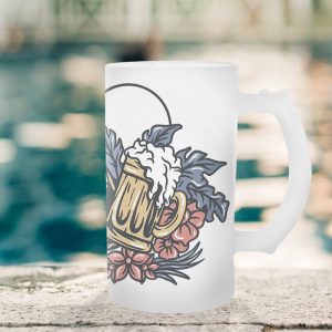 "Jarras de cerveza de cristal sublimable – Personalización única y original"