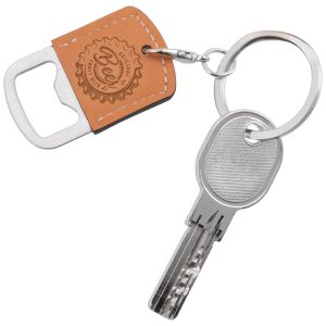 "Llaveros abrebotellas de polipiel sublimable – Personalización práctica y elegante"