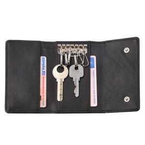 "Cartera Llavero Polipiel Negra Sublimable – Personalización Exclusiva"