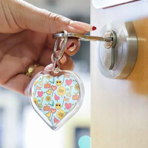 "Llaveros Acrílicos Formas Especiales Personalizables"