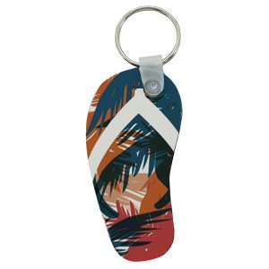 "Llaveros de madera DM3 con temática de verano sublimables a doble cara"