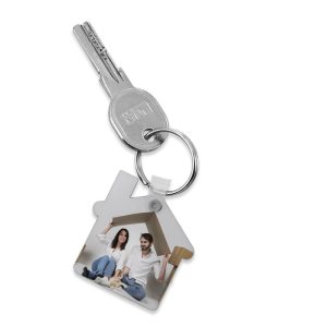 "Llaveros Madera DM3 Sublimables Doble Cara - Diseño Hogar Personalizable"