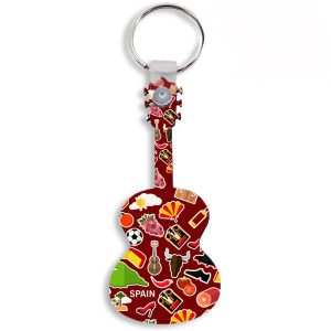 "Llaveros de madera DM3 con temática musical sublimables a doble cara"