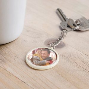 "Llaveros redondos de plástico Ø37mm personalizables mediante sublimación"