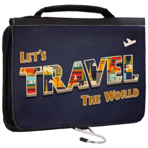 "Neceser de Viaje Sublimable con Colgador – Personalización Práctica y Elegante"