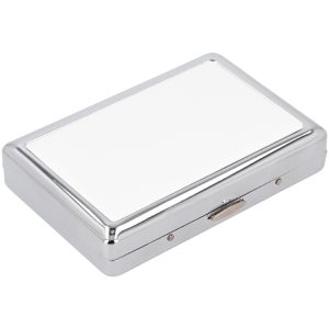 "Pitillera metálica doble cara sublimable – Personalización elegante y duradera"