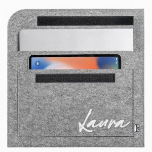 "Portadocumentos de fieltro reciclado sublimable – Elegancia y sostenibilidad personalizada"