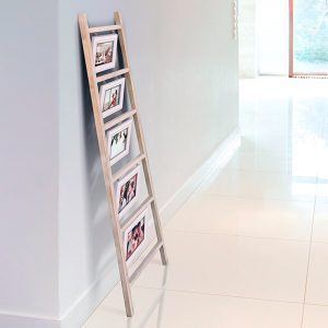 "Portafotos múltiple escalera – Diseño personalizable para varias fotos"