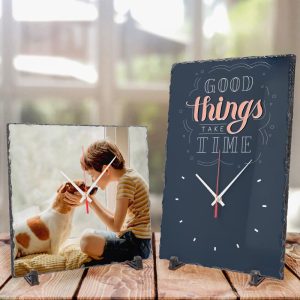 "Relojes de pizarra sublimable – Personalización creativa y funcional"