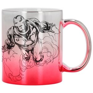 "Taza de cerámica para sublimación efecto degradado metalizado – Personalizable con fotos y frases"