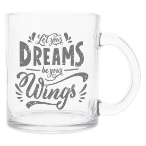 "Tazas para sublimación de cristal – Personalización elegante y sofisticada"