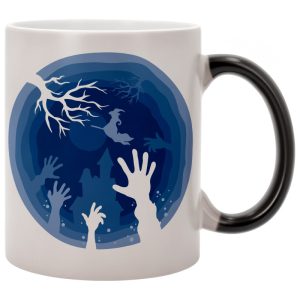 "Tazas mágicas brillo o mate sublimables – Efecto térmico personalizable"