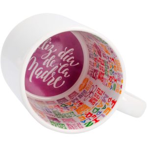 "Taza sublimable interior preimpreso 'Día de la Madre' – Regalo personalizado para mamás"